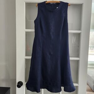 MALVIN  Hamburg Germany   Linen Dress; Size 8